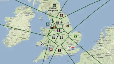 premier league map